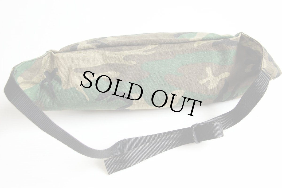 画像2: 80s USA製 FOX POINT ウッドランドカモ ナイロン ウエストバッグ (2)