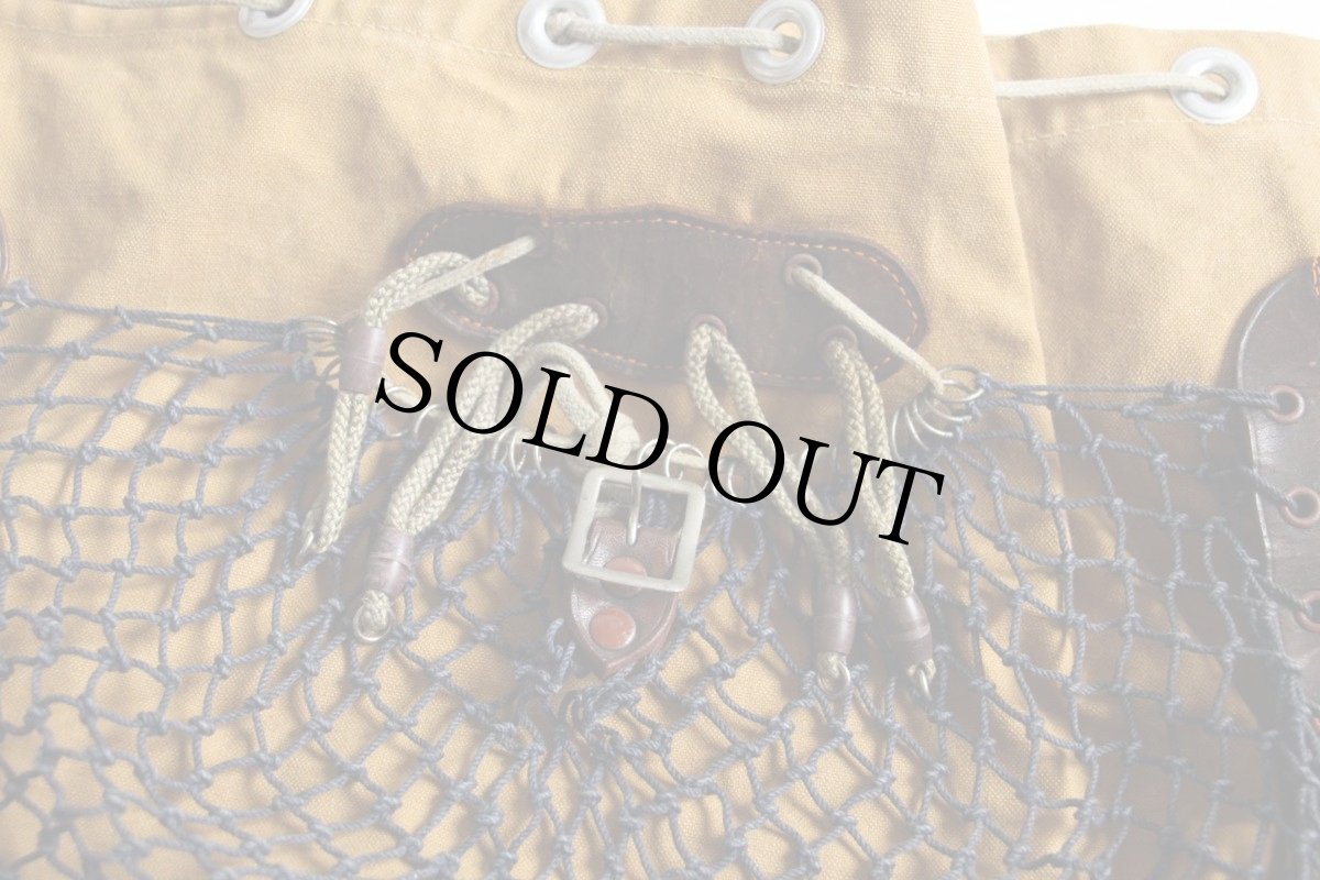 画像4: 50s UNKNOWN キャンバス フィッシング リュックサック (4)