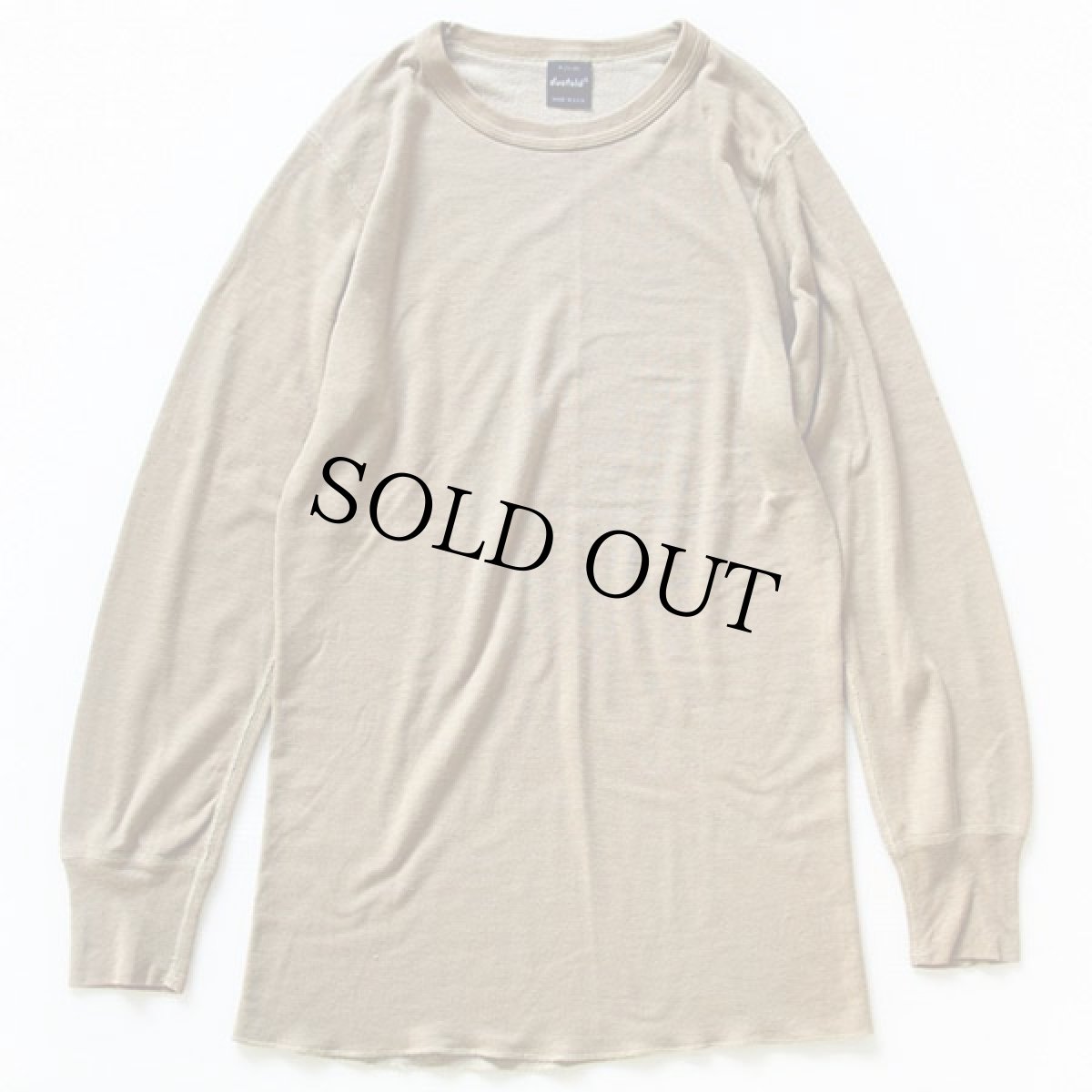 画像2: 90s USA製 duofold 2レイヤー アンダーシャツ コヨーテブラウン S (2)