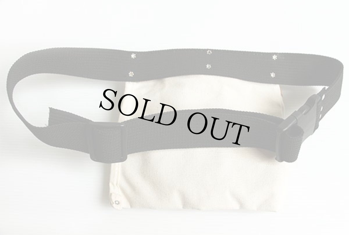 画像2: 未使用★McGuire-Nicholasマクガイアニコルス キャンバス×スエードレザー ツールベルト (2)