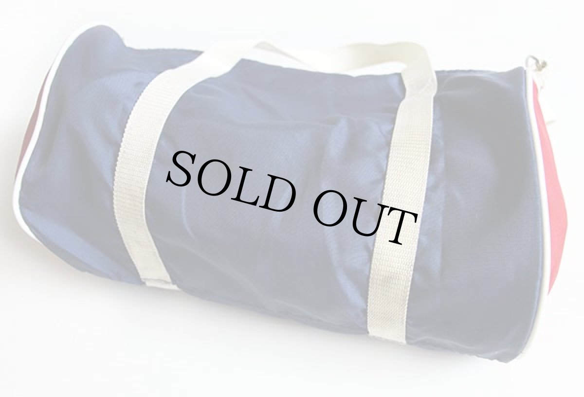 画像2: 80s Levi'sリーバイス USA OLYMPICオリンピック パッチ付き ナイロン ミニダッフルバッグ トリコカラー (2)