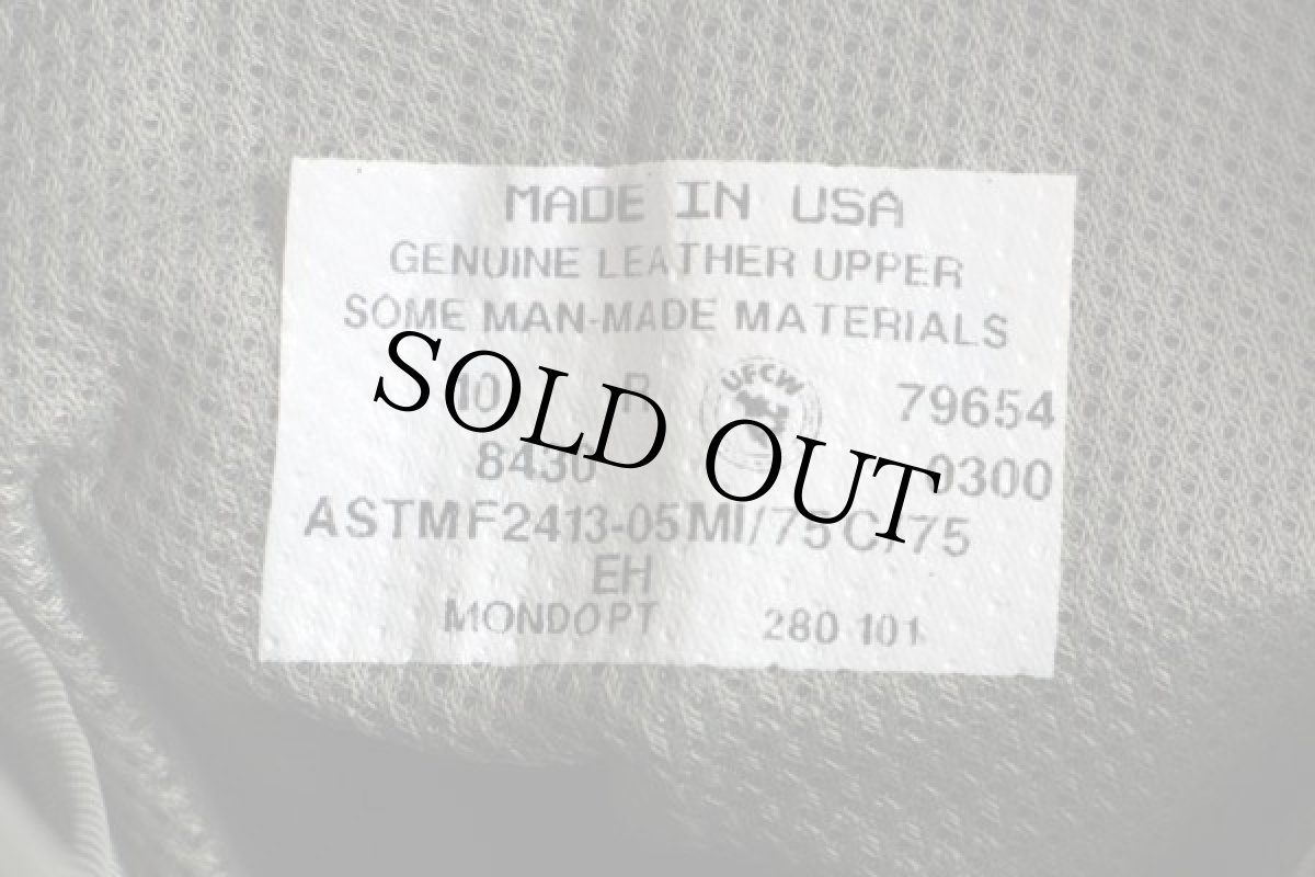 画像6: デッドストック★USA製 米軍 USAF キャップトゥ コンバットブーツ セージグリーン 10 R (6)