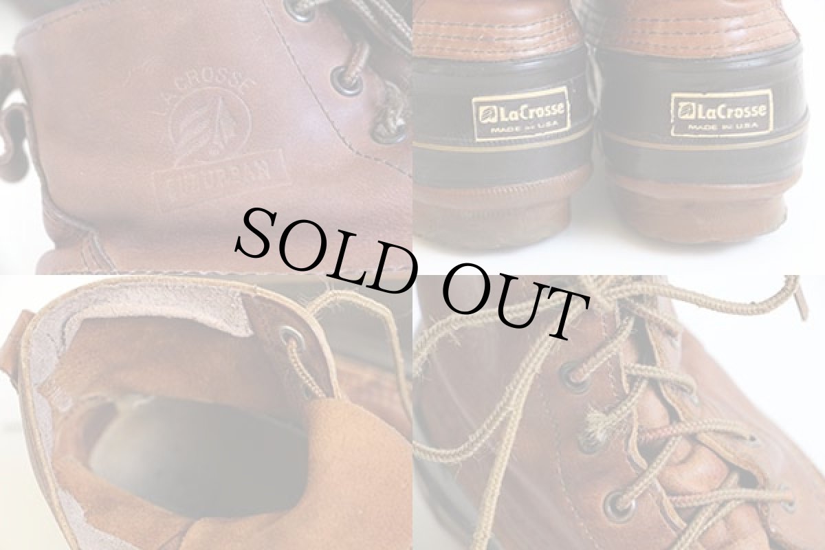 画像5: USA製 LaCrosseラクロス 5ホール ガムシューズ ブラウン×ダークブラウン (5)