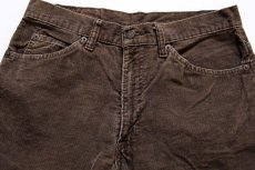 画像2: 80s USA製 Levi'sリーバイス 517 コーデュロイパンツ 茶 w32 L32★ブーツカット (2)