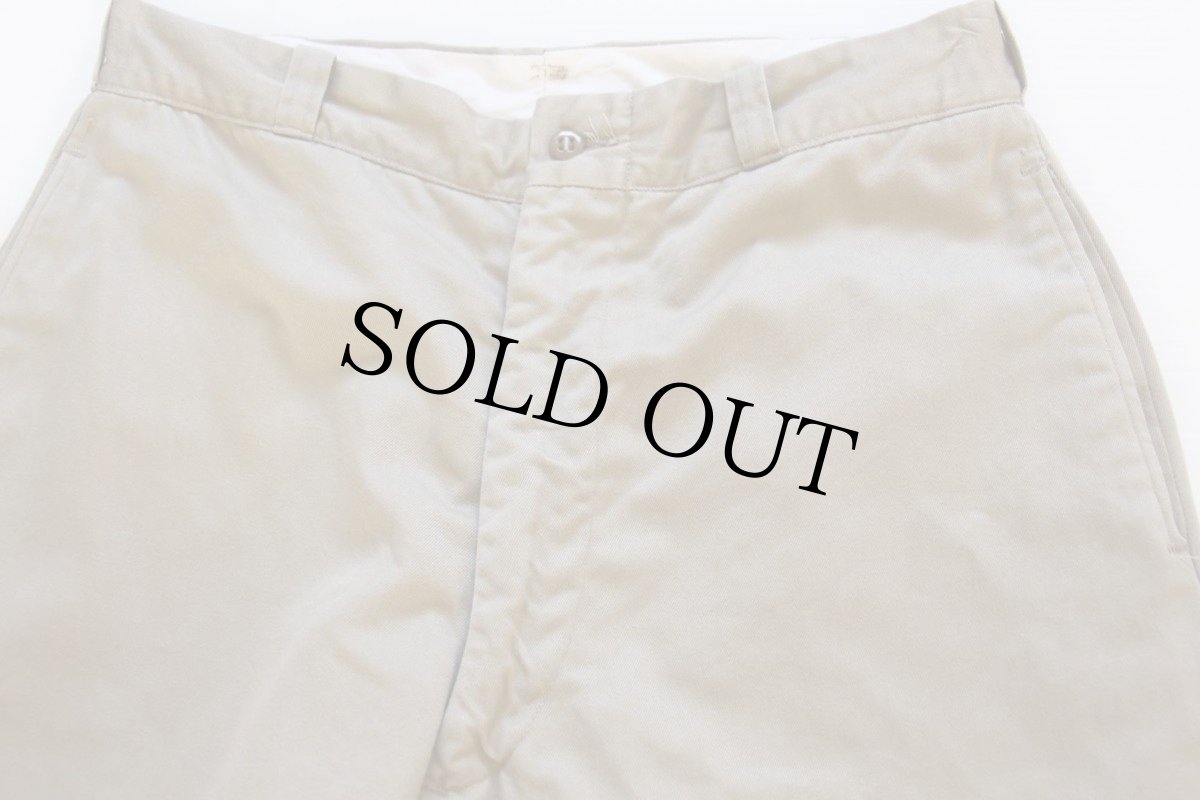 画像2: 60s 米軍 U.S.ARMY コットン チノパン 32×29 (2)