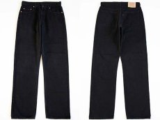 画像1: 90s 英国製 Levi'sリーバイス 618 ブラックデニムパンツ w34 L34★ユーロ (1)