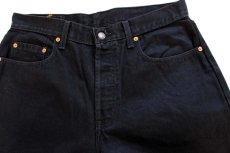 画像2: 90s 英国製 Levi'sリーバイス 618 ブラックデニムパンツ w34 L34★ユーロ (2)