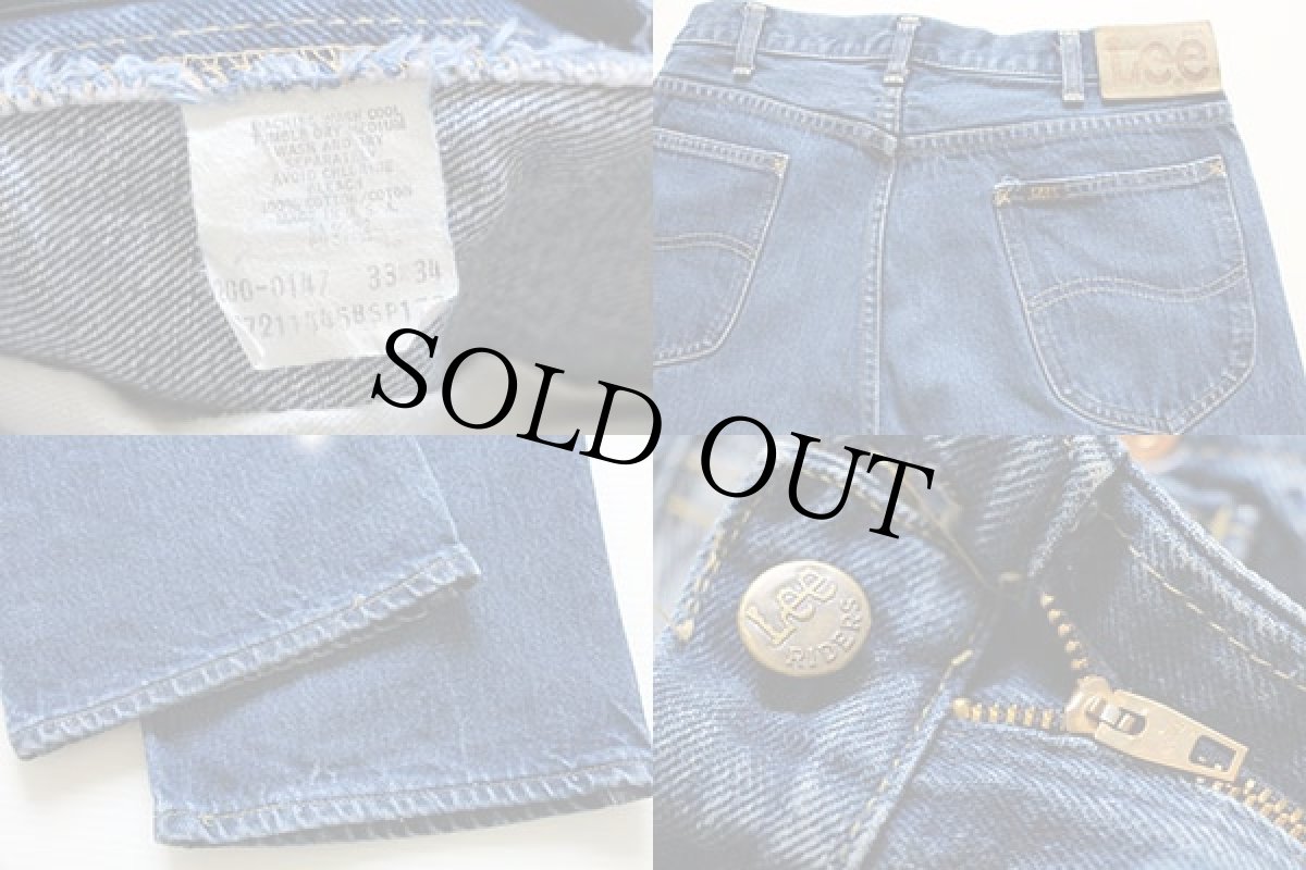 画像3: 70s USA製 Leeリー 200-0147 デニムパンツ w33 L34 (3)