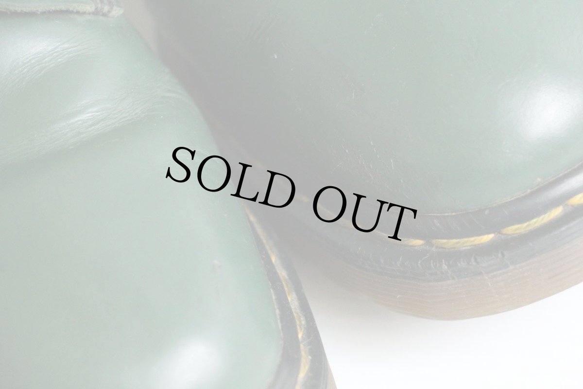 画像6: 英国製 DR.MARTENSドクターマーチン 8ホールブーツ 緑 UK12 (6)