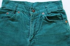 画像3: 80s USA製 Levi'sリーバイス 318 コーデュロイパンツ 緑 キッズ10 (3)