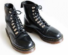 画像1: 英国製 DR.MARTENSドクターマーチン 8ホールブーツ 黒 UK9 (1)