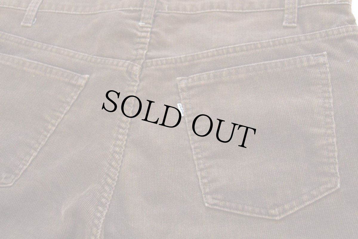 画像2: 90s USA製 Levi'sリーバイス 519 コーデュロイパンツ 茶 w38 L32 (2)