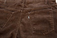 画像2: 90s USA製 Levi'sリーバイス 519 コーデュロイパンツ 茶 w38 L32 (2)