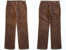 画像1: 90s USA製 Levi'sリーバイス 519 コーデュロイパンツ 茶 w38 L32 (1)