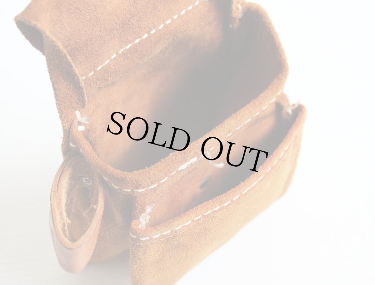 画像3: UNKNOWN スエードレザー ツールポーチ 茶 (3)