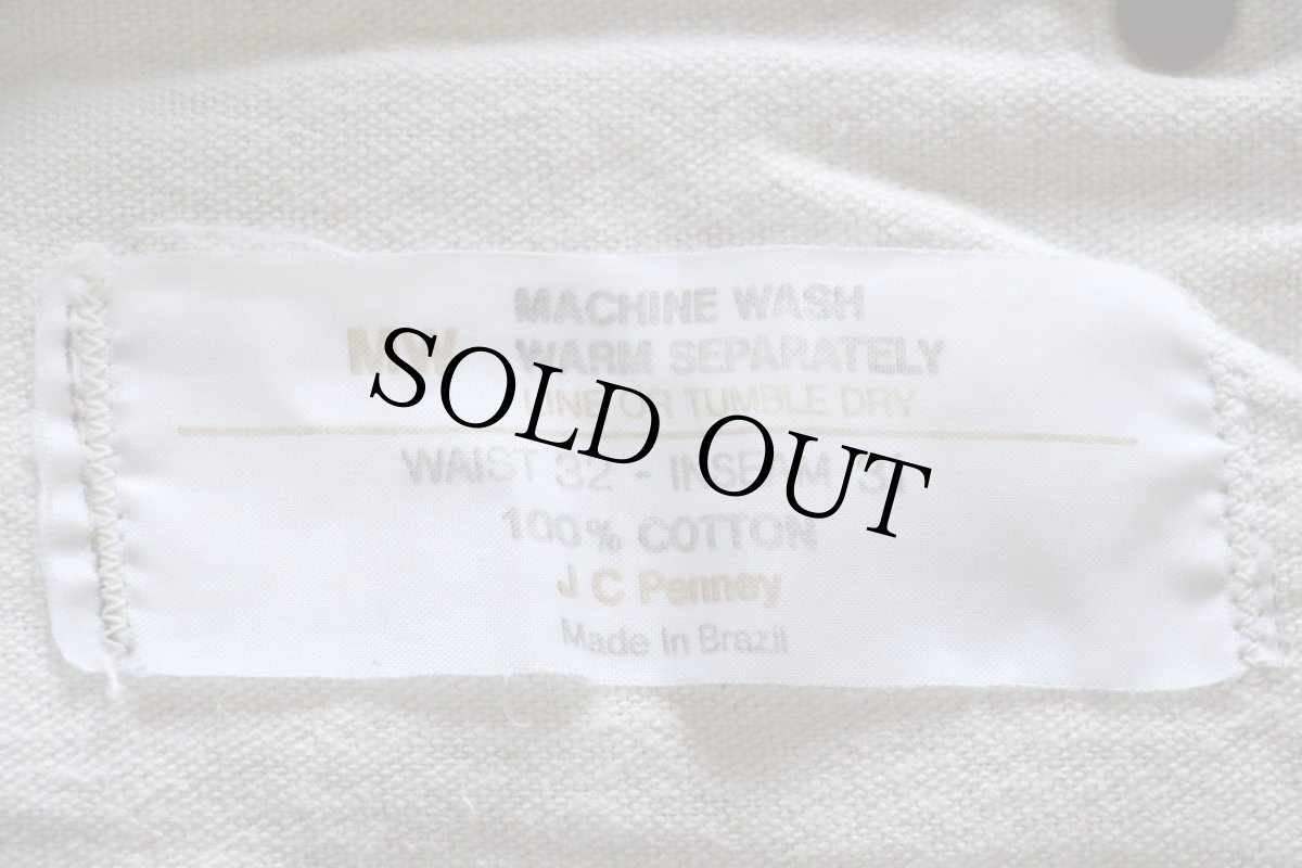 画像3: 80s JCPenney Plain Pockets 黒カン デニムパンツ w32 (3)