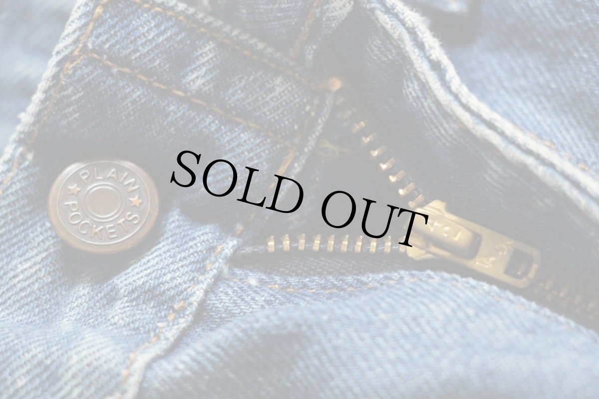 画像5: 80s JCPenney Plain Pockets 黒カン デニムパンツ w32 (5)