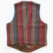 80s PENDLETONペンドルトン マルチストライプ ウール ラグベスト