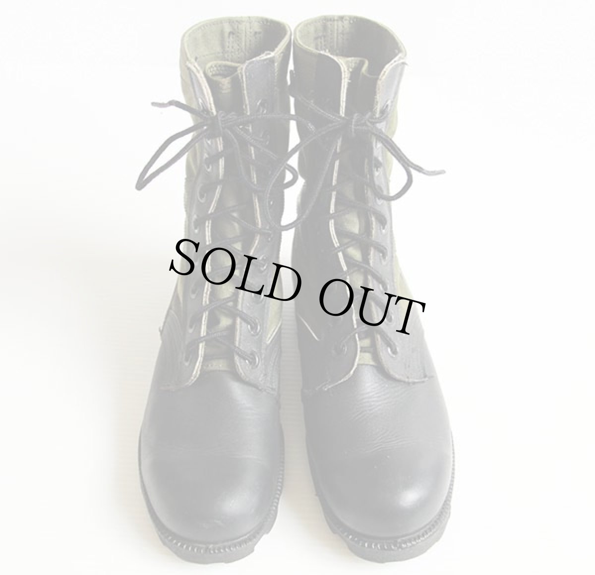 画像3: 80s 米軍 ジャングルブーツ 7 R★コンバット (3)