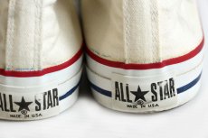 画像7: 90s USA製 CONVERSEコンバース ALL STARオールスター HI 生成り 10.5 (7)