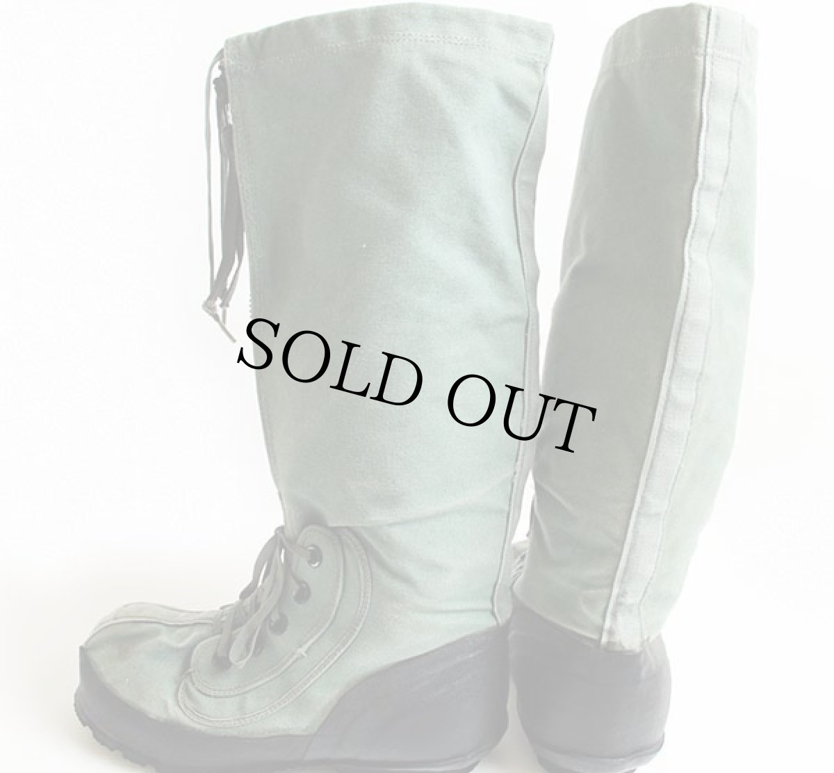 画像2: 80s 米軍 USAF N-1B キャンバスブーツ S (2)