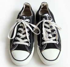 画像3: 90s USA製 CONVERSEコンバース ALL STARオールスター Low 黒 6.5 (3)