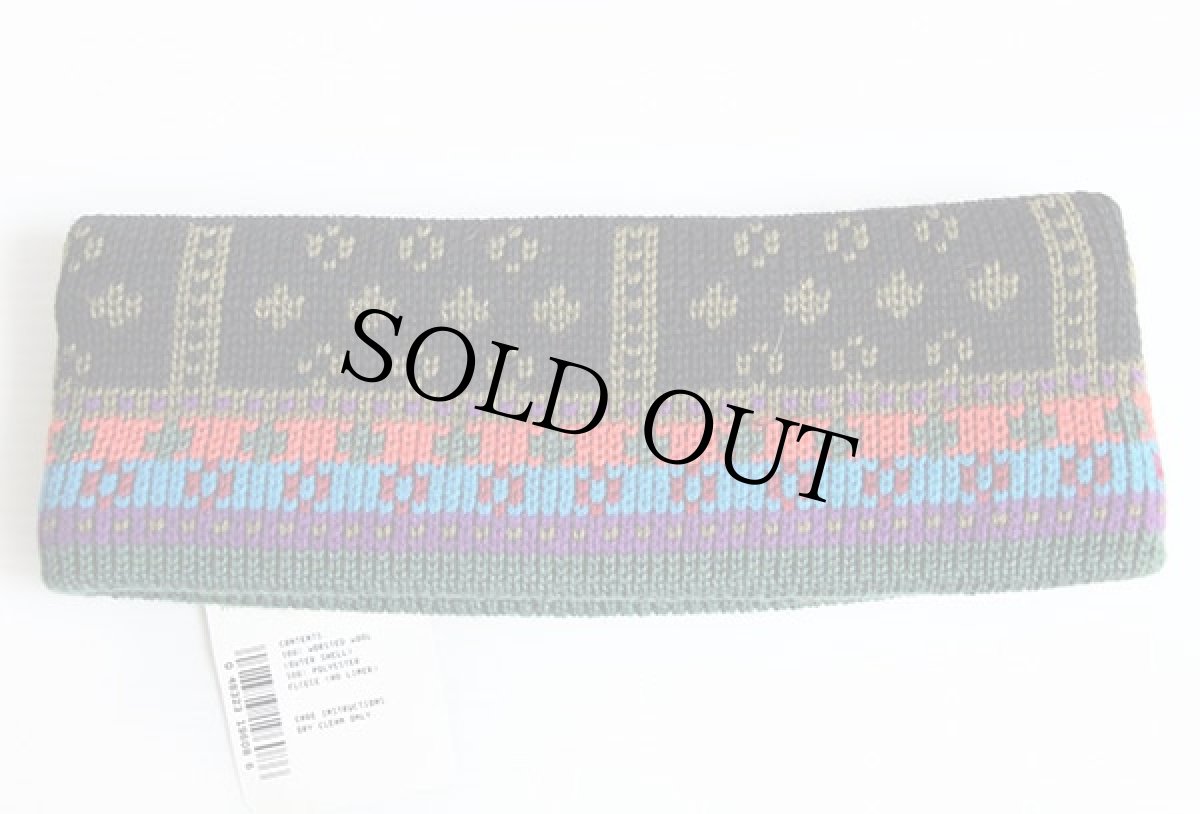 画像2: デッドストック★90s USA製 JYTTE フェアアイル柄 ウールニット ヘッドバンド★ヘアバンド (2)