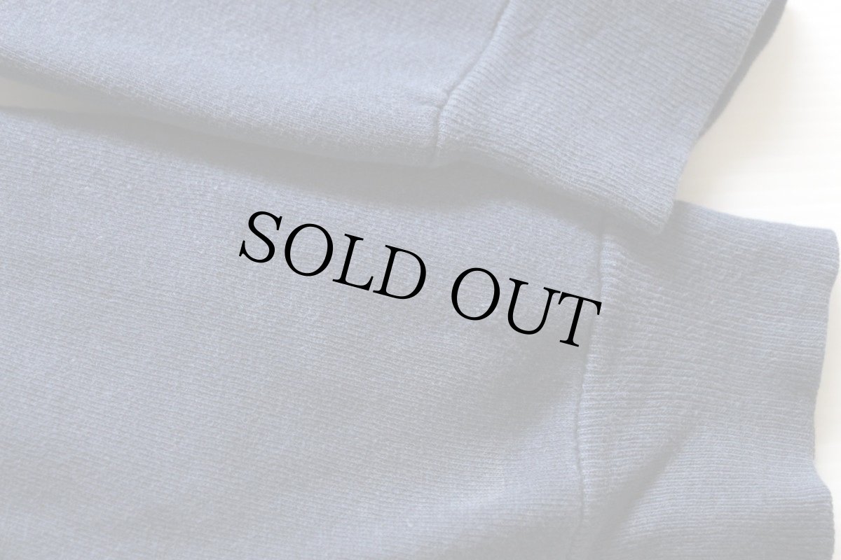 画像6: 60s UNKNOWN 無地 コットン スウェットパーカー 紺 (6)