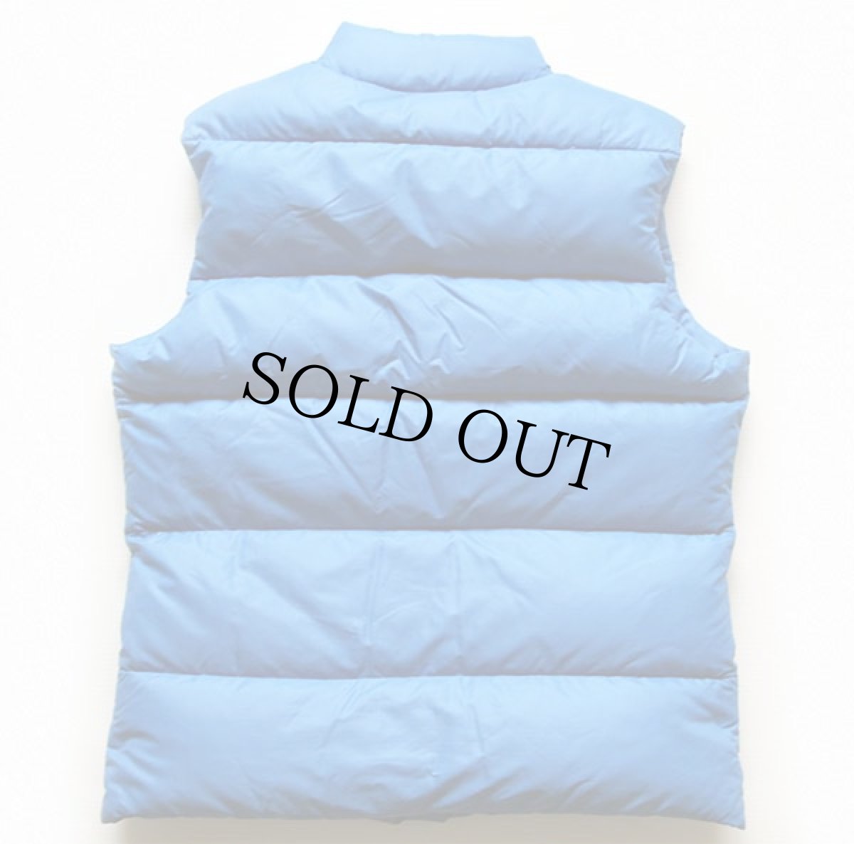画像2: 80s USA製 GERRY ダウンベスト 薄青 M (2)