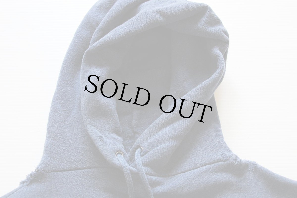 画像3: 60s UNKNOWN 無地 コットン スウェットパーカー 紺 (3)