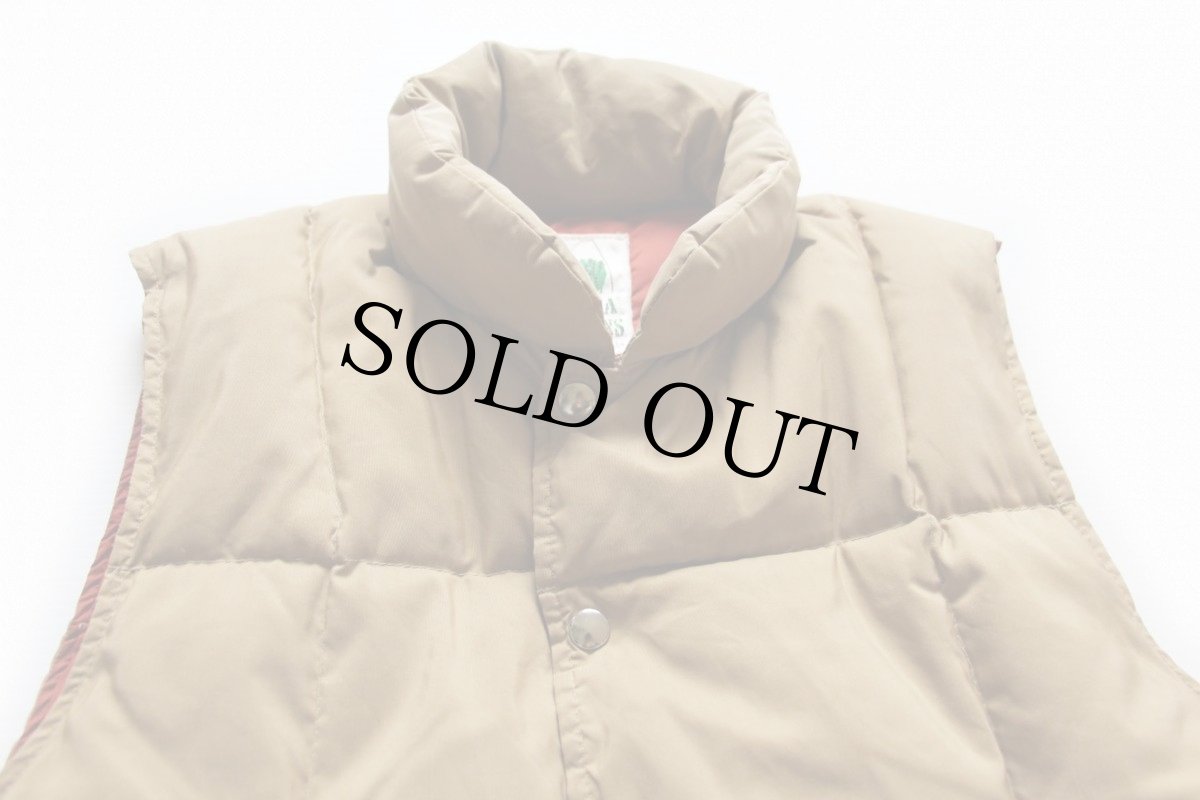 画像3: 70s SIERRA DESIGNSシエラデザイン 60/40 ダウンベスト タン M (3)