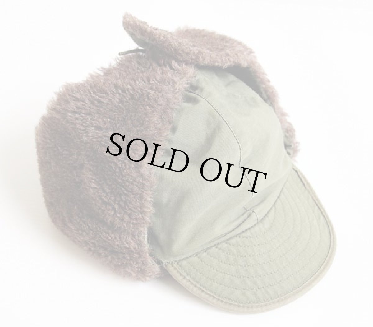 画像2: 50s 米軍 U.S.ARMY MQ-1 M-51 アルパカ パイルキャップ オリーブドラブ 7 1/4 (2)