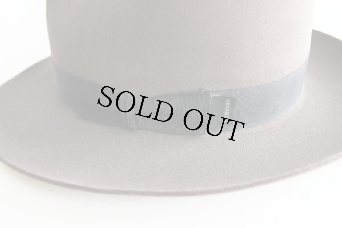 画像6: STETSONステットソン フェルト フェドラハット グレー 7 1/8 (6)