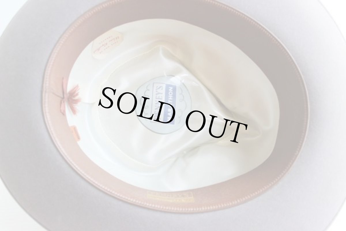 画像6: 50s PENNEY'S MARATHON フェルト フェドラハット グレー 7 1-4 (6)