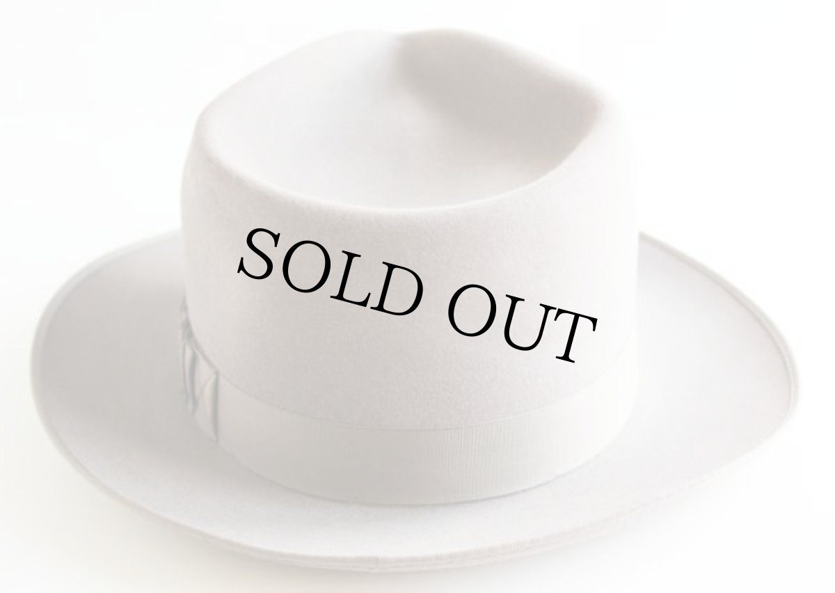 画像3: 50s PENNEY'S MARATHON フェルト フェドラハット グレー 7 1-4 (3)