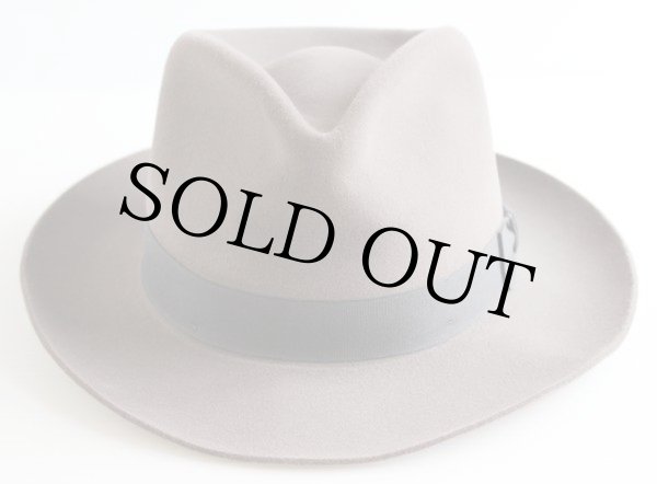 STETSONステットソン フェルト フェドラハット グレー 7 1/8