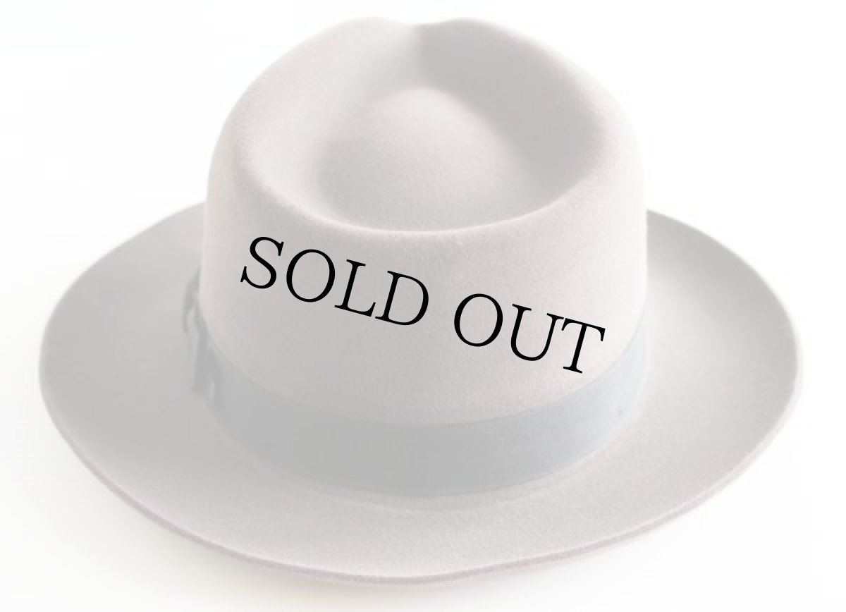 画像3: STETSONステットソン フェルト フェドラハット グレー 7 1/8 (3)