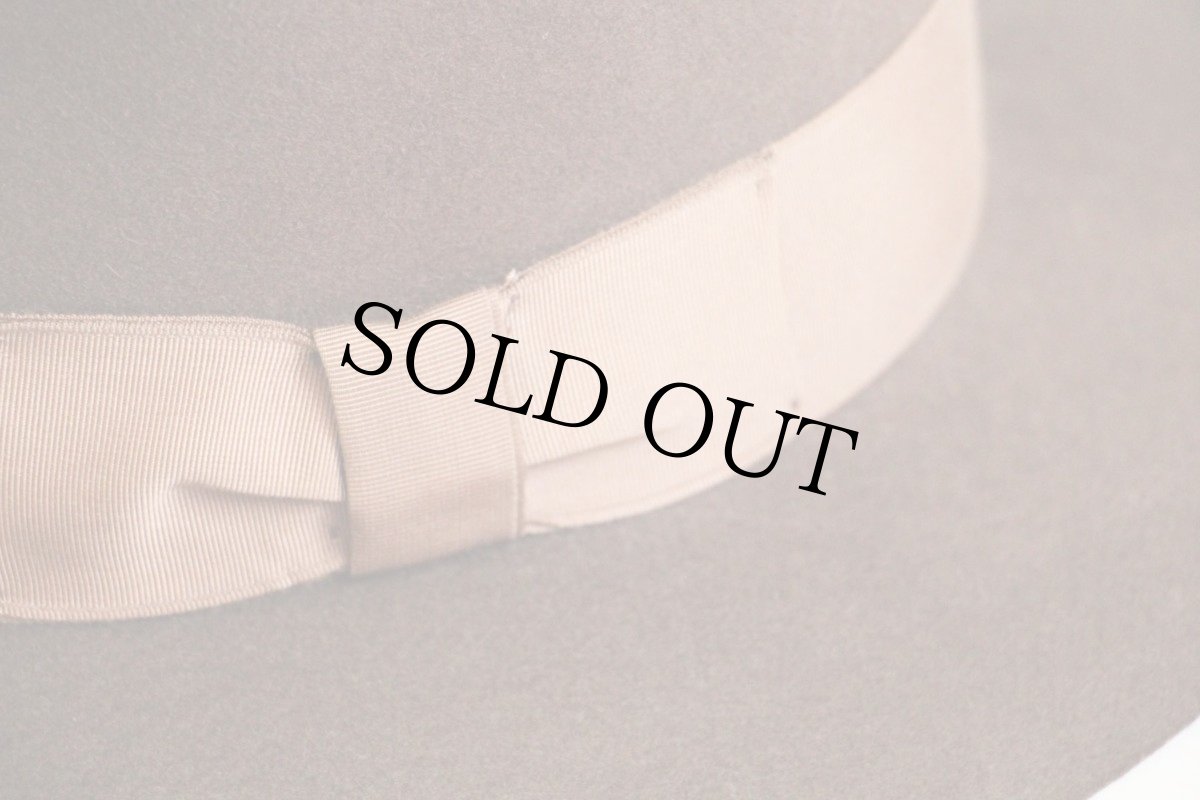 画像6: USA製 DESIGNER COLLECTION フェルト フェドラハット 茶 7 1/4 (6)