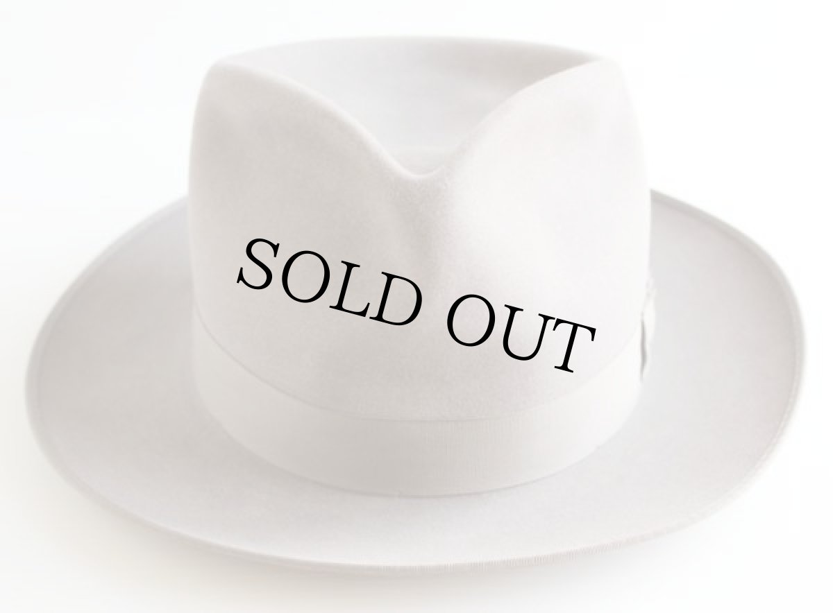 画像2: 50s PENNEY'S MARATHON フェルト フェドラハット グレー 7 1-4 (2)