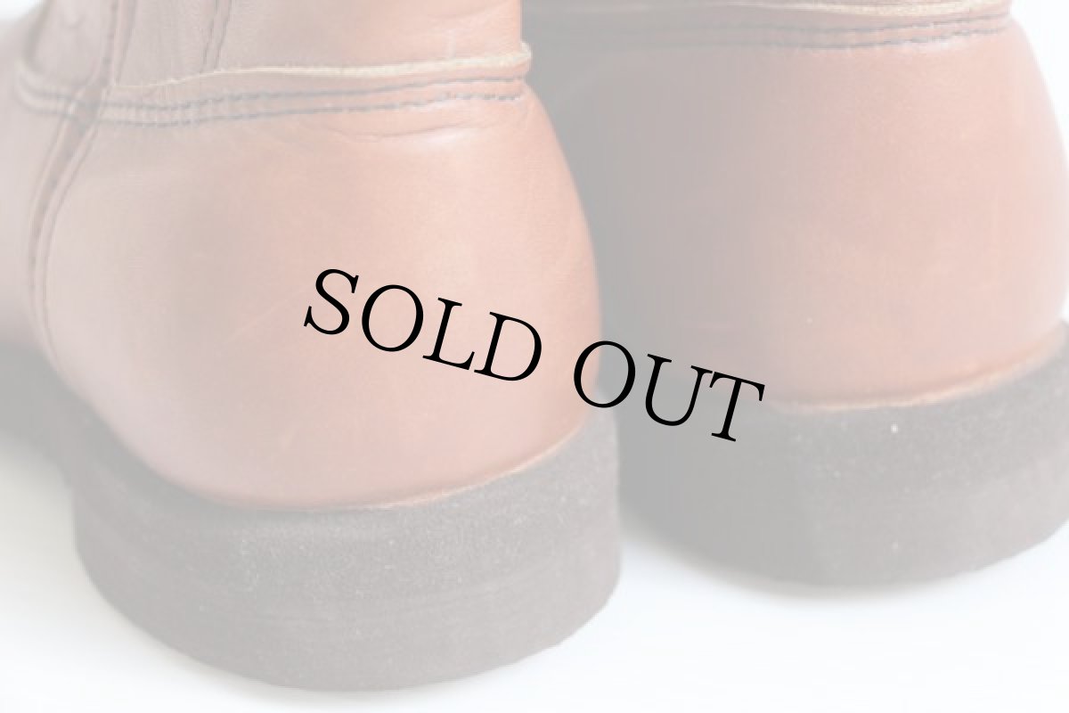 画像8: 80s USA製 REDWINGレッドウイング ペコスブーツ 茶 6D (8)