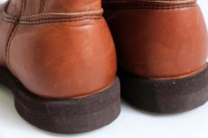 画像8: 80s USA製 REDWINGレッドウイング ペコスブーツ 茶 6D (8)