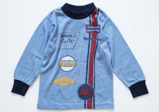 画像1: 70s USA製 CAMPUS レーシング 騙し絵 長袖Tシャツ キッズ6 (1)