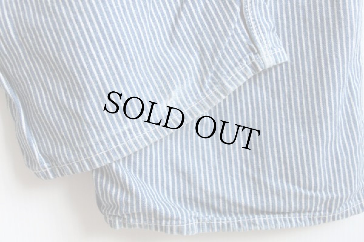 画像8: 50s GO-PFOR ツートン ヒッコリー ストライプ オールインワン 38★つなぎ (8)