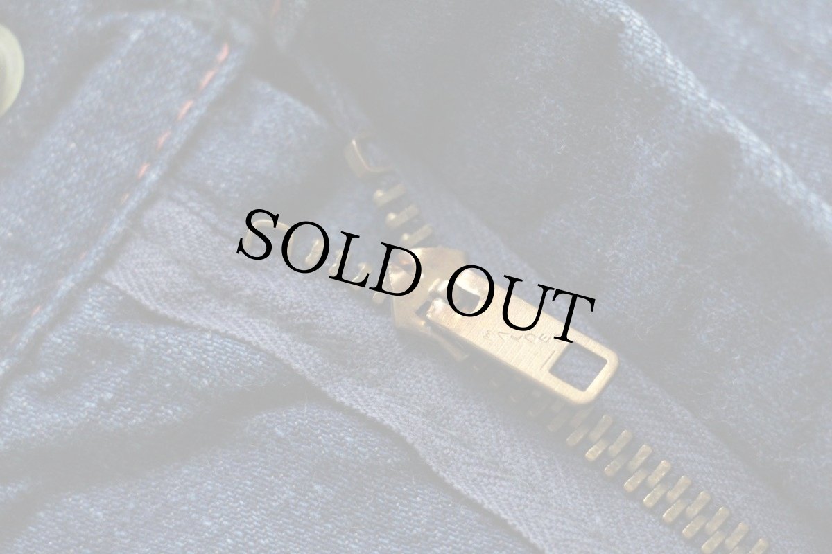 画像5: 50s UNKNOWN チェック ネルライナー インディゴ デニム ワークパンツ キッズ (5)