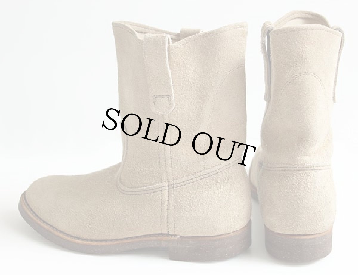 画像2: 80s USA製 REDWINGレッドウイング 1188 スエード ペコスブーツ ラフアウト 7E (2)