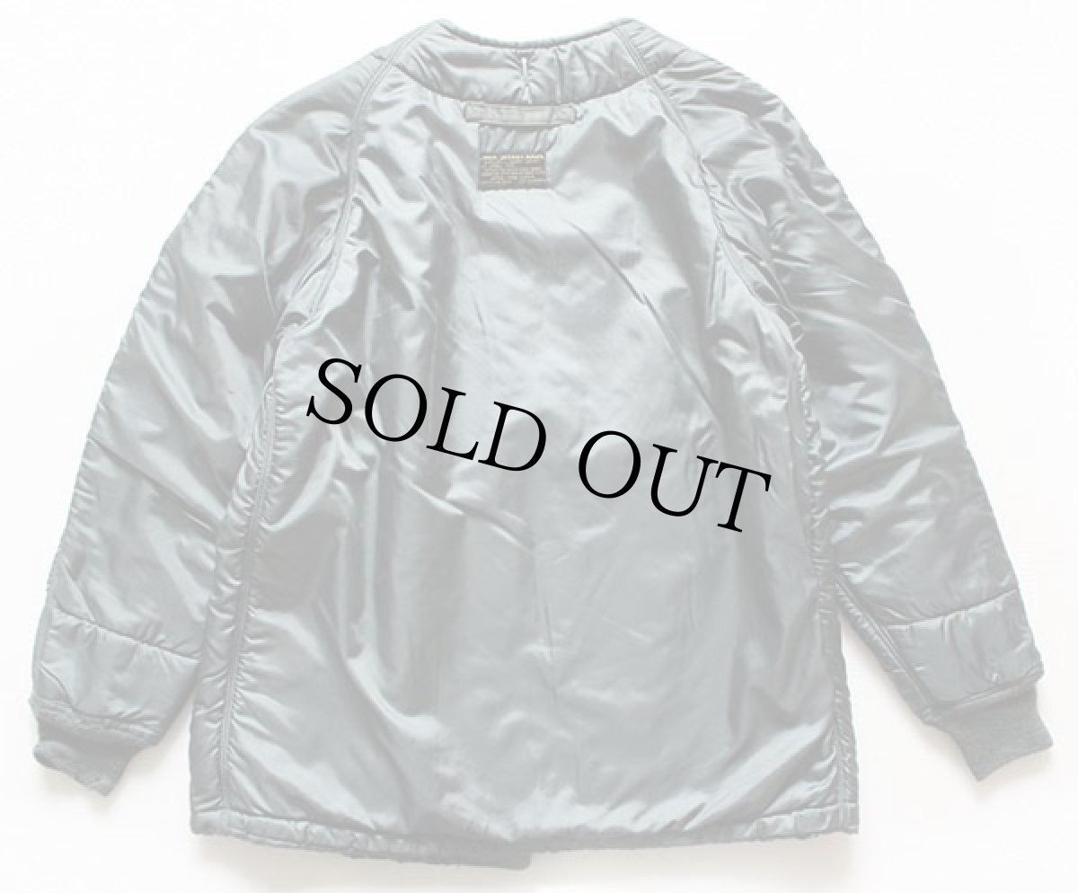 画像2: 50s 米軍 USAF ウールパイル ライナージャケット セージグリーン S-L★キャトルジャケット (2)