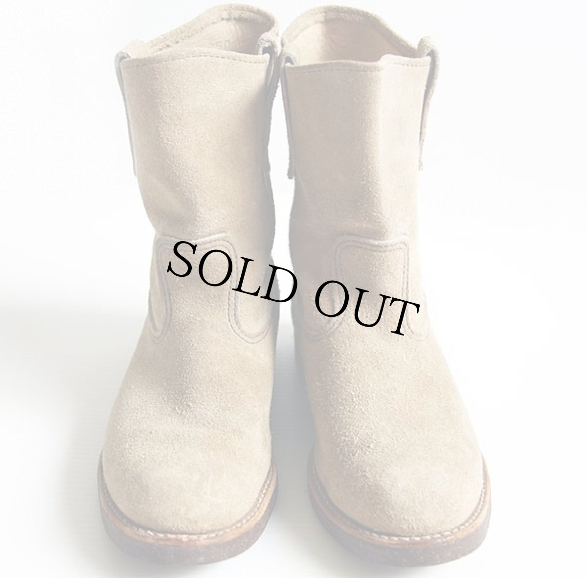 画像3: 80s USA製 REDWINGレッドウイング 1188 スエード ペコスブーツ ラフアウト 7E (3)