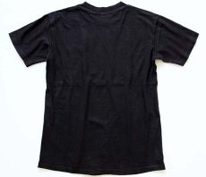 画像2: 80s USA製 Hanes タキシード 騙し絵 コットンTシャツ 黒 M (2)