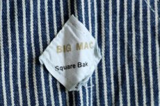 画像4: 70s BIGMACビッグマック ヒッコリー ストライプ オーバーオール (4)