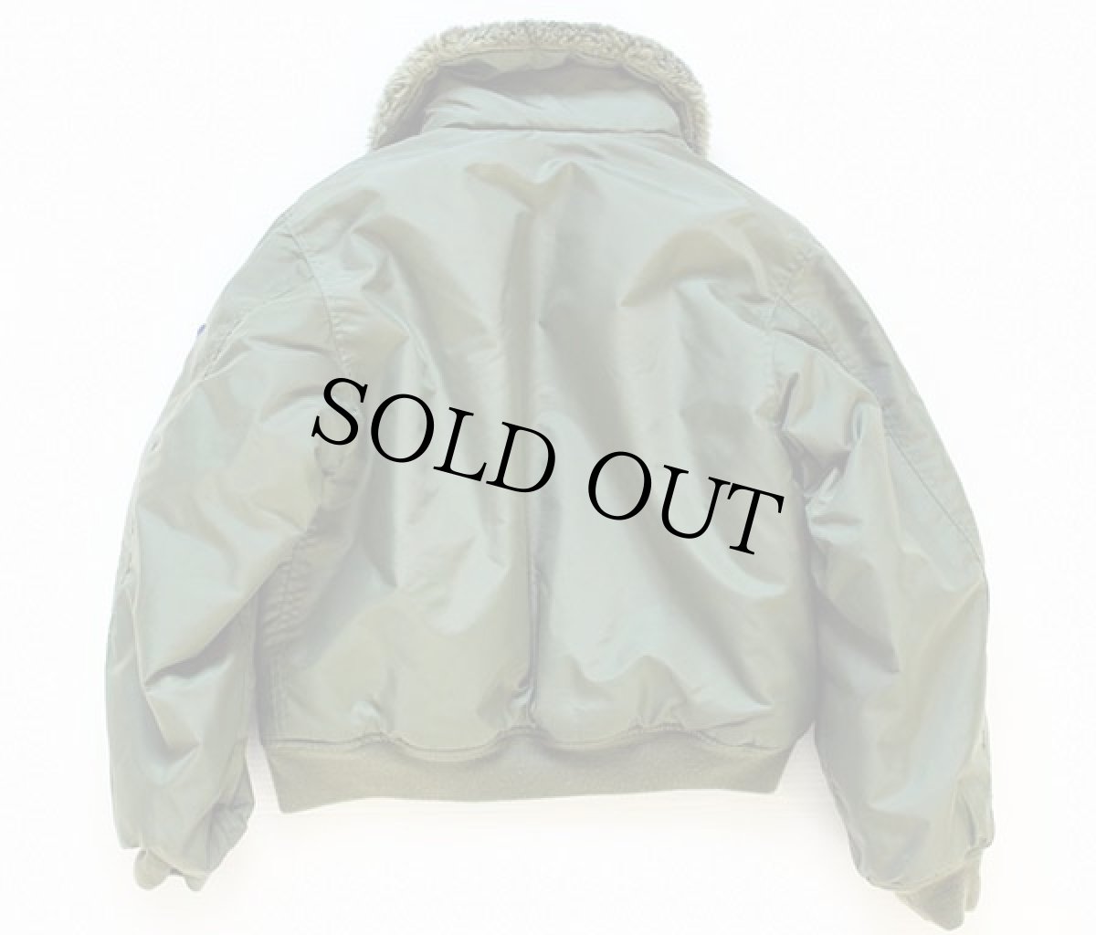 画像2: UNKNOWN パッチ付き B-15タイプ フライトジャケット キッズS (2)